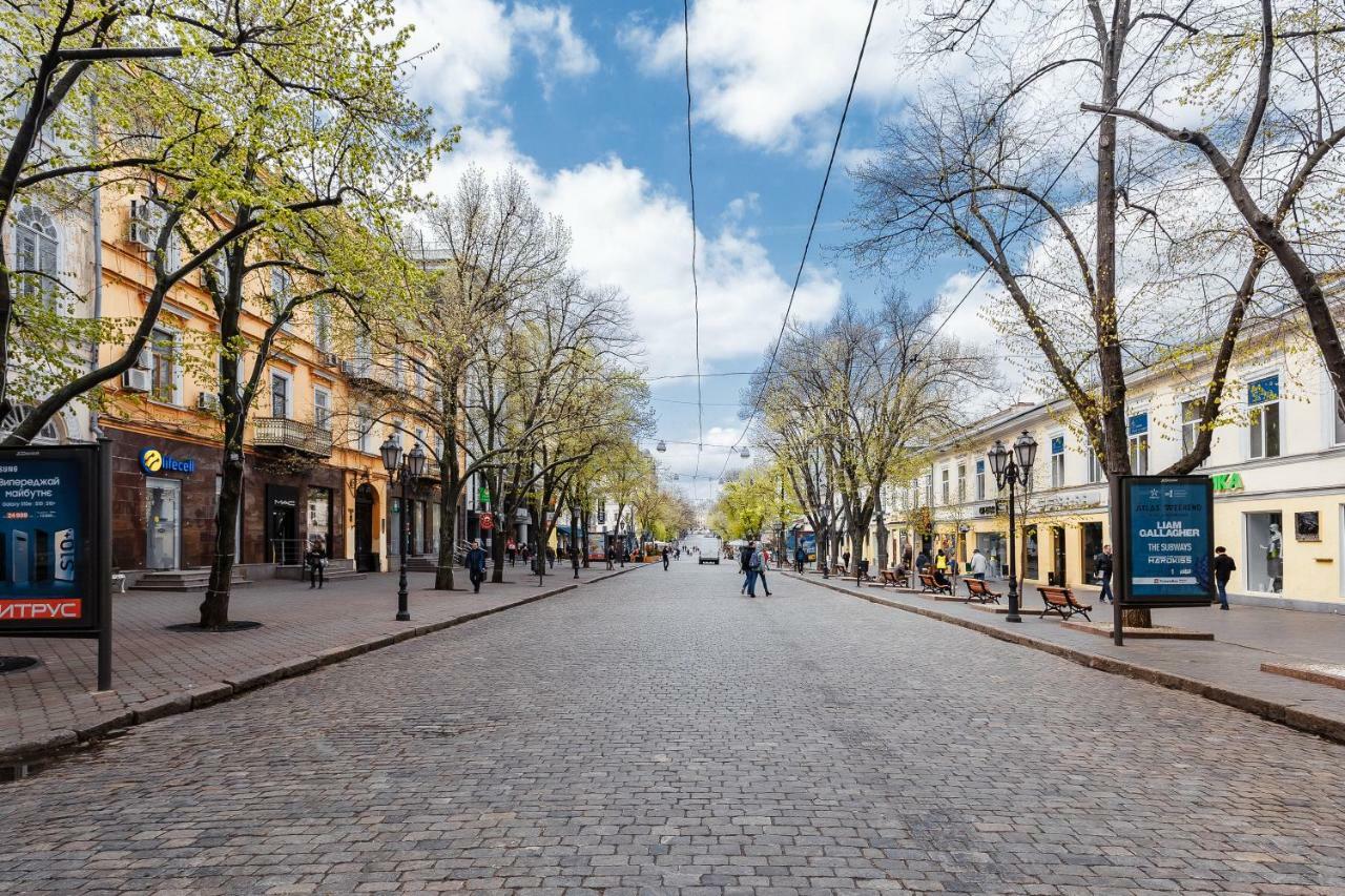 Двухуровневая Квартира Студия Odessa Eksteriør billede